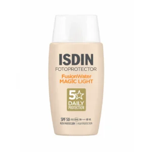 ضدآفتاب ایزدین فیوژن واتر مجیک لایت SPF50 اصل در فروشگاه دلوان اسکین