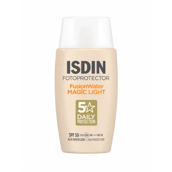 ضدآفتاب ایزدین فیوژن واتر مجیک لایت SPF50 اصل در فروشگاه دلوان اسکین
