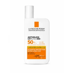 ضدآفتاب لاروش پوزای آنتلیوس UVMune 400 فلوئید نامرئی SPF50 اصل در فروشگاه دلوان اسکین