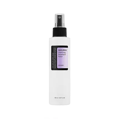 تونر لایه‌بردار و شفاف‌کننده پوست COSRX AHA/BHA Clarifying Treatment Toner