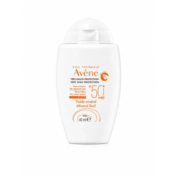 ضدآفتاب مینرال فلوئید اون Avène SPF50+ حجم 40 میل اصل در فروشگاه دلوان اسکین