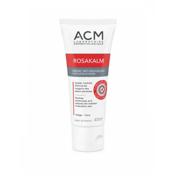 کرم ضد قرمزی ACM Rosakalm حجم 40 میل اصل در فروشگاه دلوان اسکین