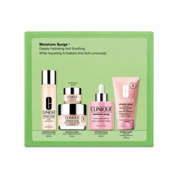 ست مراقبت پوست کلینیک مدل Moisture Surge اصل در فروشگاه دلوان اسکین