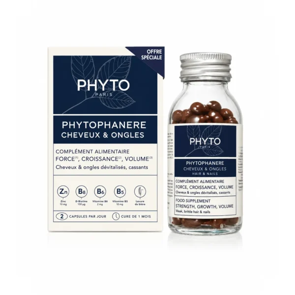 کپسول مکمل مو و ناخن فیتو مدل Phytophanere اصل در فروشگاه دلوان اسکین