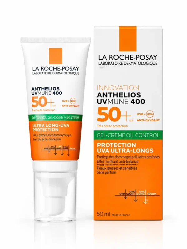 ضد آفتاب کنترل چربی لاروش پوزای UVMune 400 SPF50+ حجم ۵۰ میل