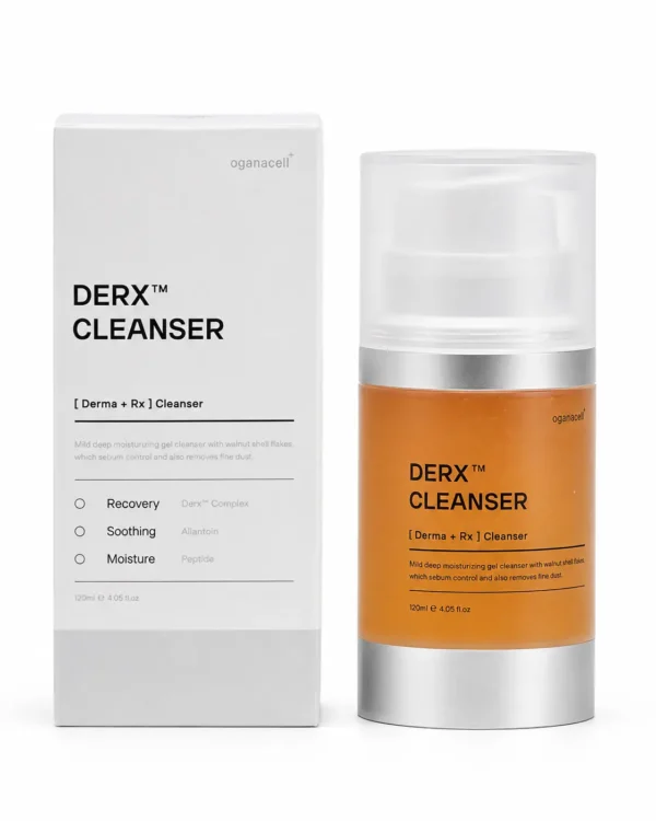 ژل شوینده اوگاناسل DERX Cleanser حجم ۱۲۰ میل